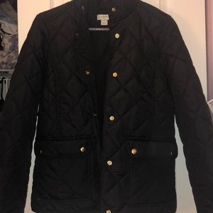 J. Crew Black Puffer Jacket